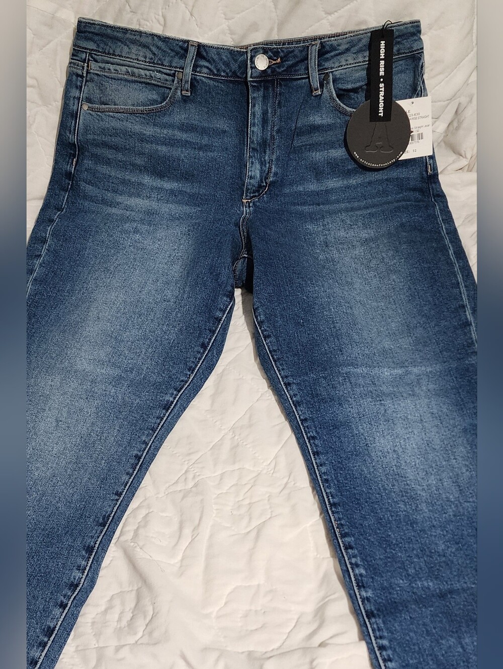 **NWT** Rene High Rise Straight Jean 32 - Picture 9 of 14